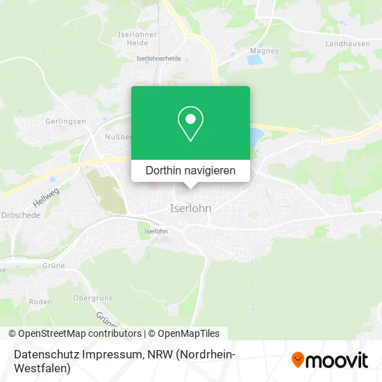 Datenschutz Impressum Karte