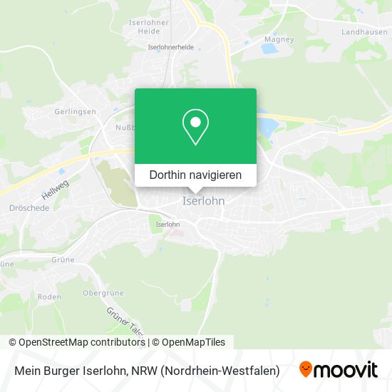 Mein Burger Iserlohn Karte