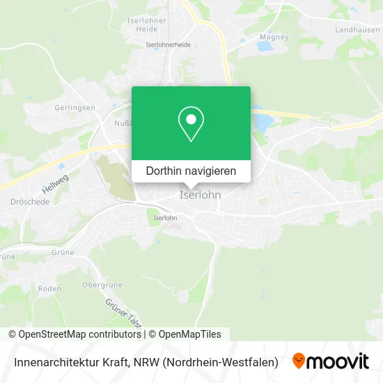 Innenarchitektur Kraft Karte