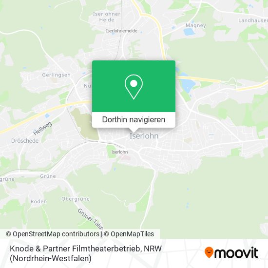 Knode & Partner Filmtheaterbetrieb Karte