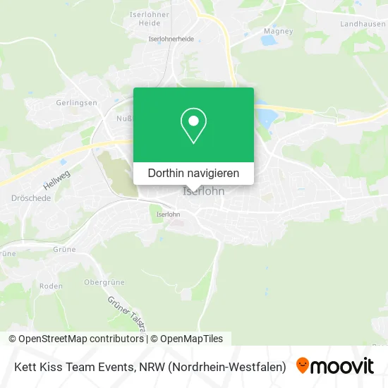 Kett Kiss Team Events Karte