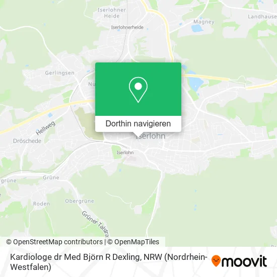 Kardiologe dr Med Björn R Dexling Karte