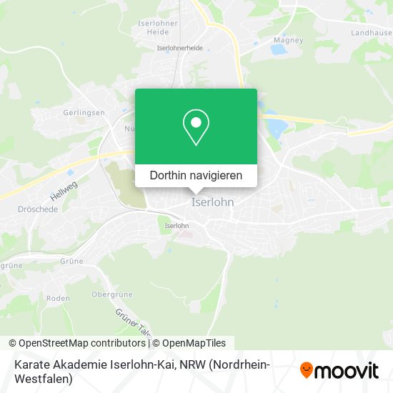 Karate Akademie Iserlohn-Kai Karte