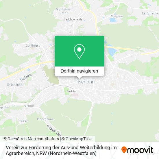 Verein zur Förderung der Aus-und Weiterbildung im Agrarbereich Karte