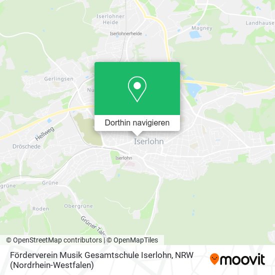 Förderverein Musik Gesamtschule Iserlohn Karte