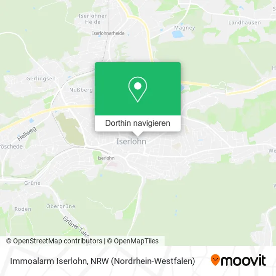 Immoalarm Iserlohn Karte