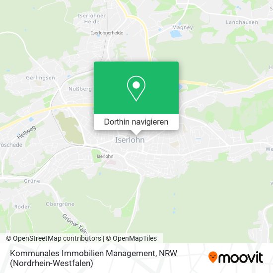 Kommunales Immobilien Management Karte
