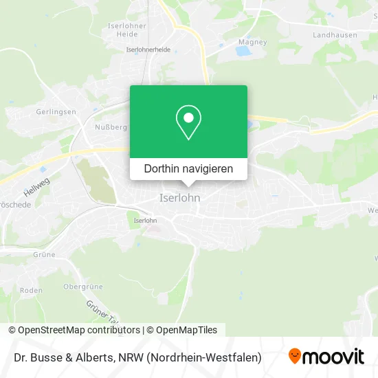 Dr. Busse & Alberts Karte