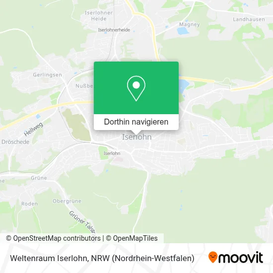 Weltenraum Iserlohn Karte
