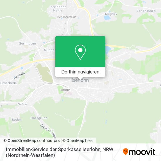 Immobilien-Service der Sparkasse Iserlohn Karte