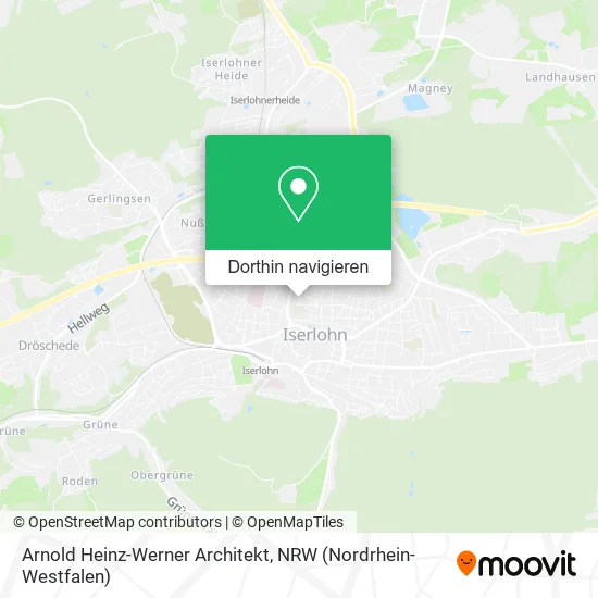 Arnold Heinz-Werner Architekt Karte