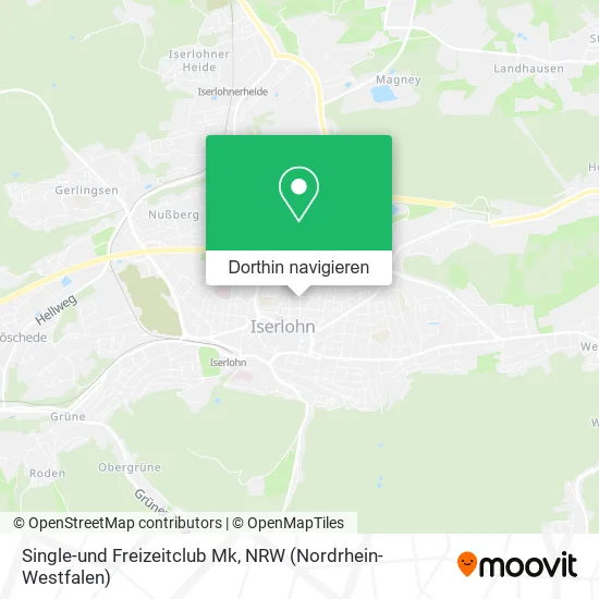 Single-und Freizeitclub Mk Karte