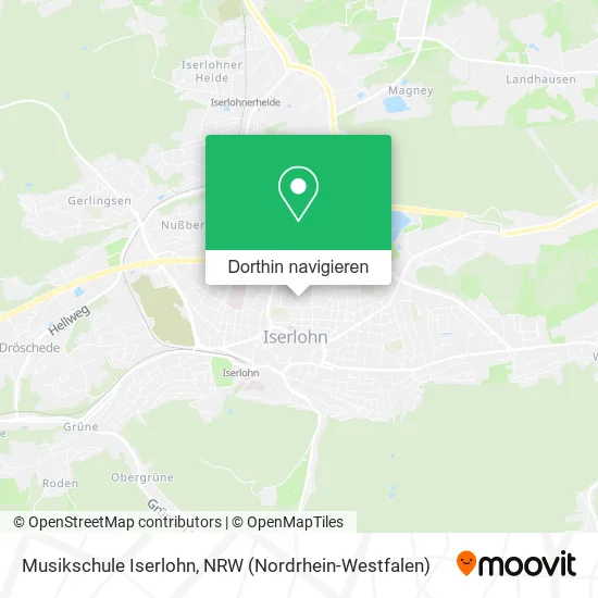 Musikschule Iserlohn Karte