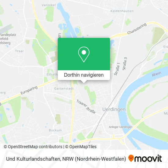 Und Kulturlandschaften Karte