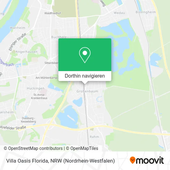 Villa Oasis Florida Karte