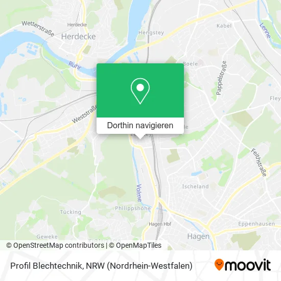 Profil Blechtechnik Karte