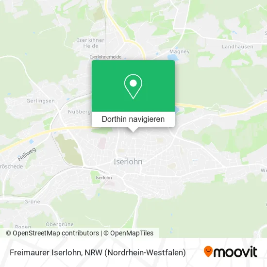 Freimaurer Iserlohn Karte