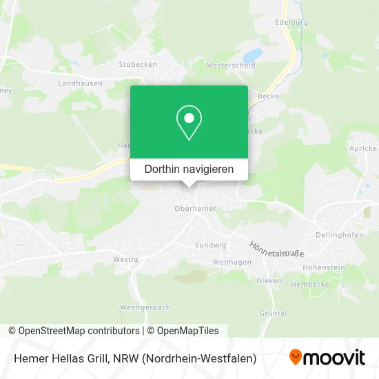 Hemer Hellas Grill Karte