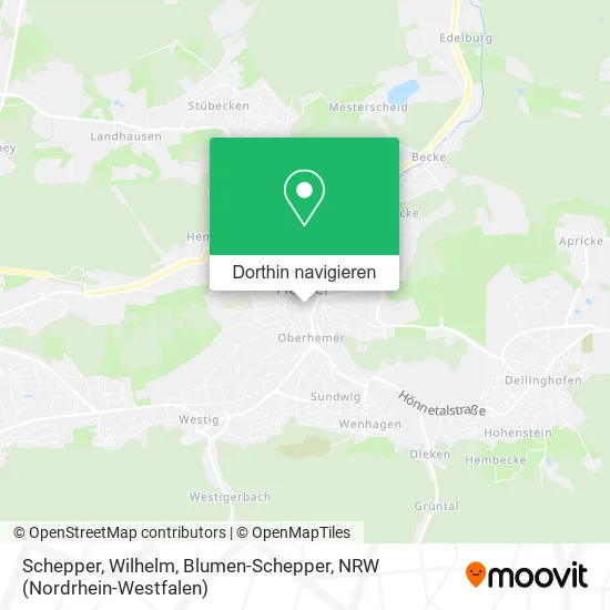 Schepper, Wilhelm, Blumen-Schepper Karte