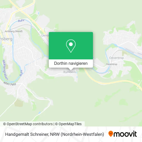 Handgemalt Schreiner Karte