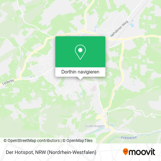 Der Hotspot Karte