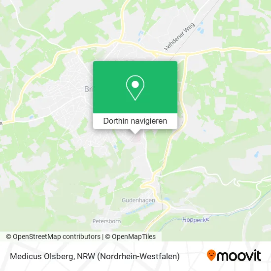 Medicus Olsberg Karte