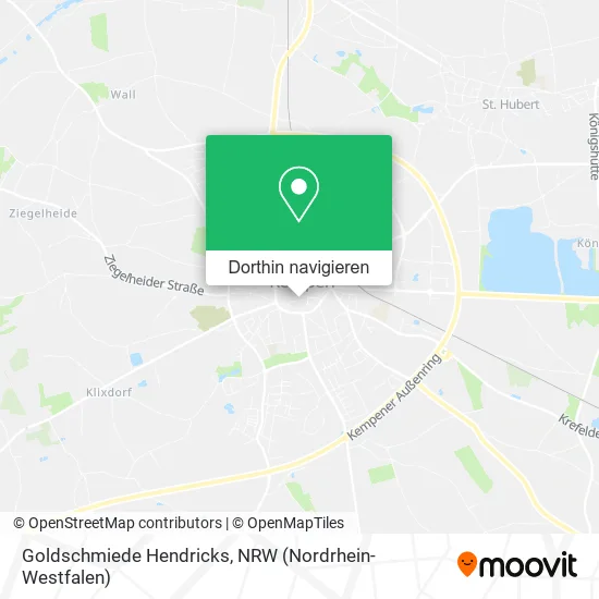 Goldschmiede Hendricks Karte