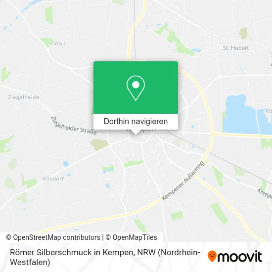 Römer Silberschmuck in Kempen Karte