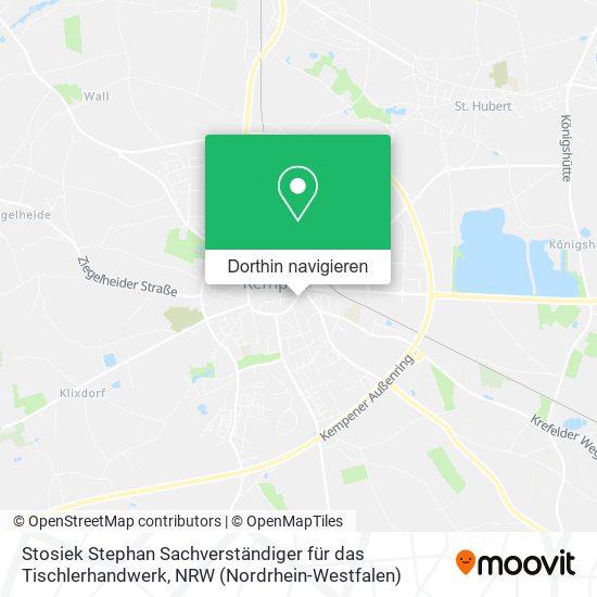Stosiek Stephan Sachverständiger für das Tischlerhandwerk Karte