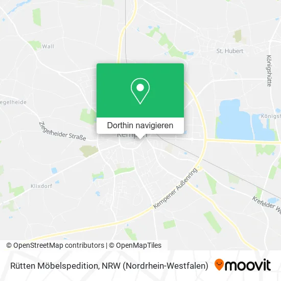 Rütten Möbelspedition Karte