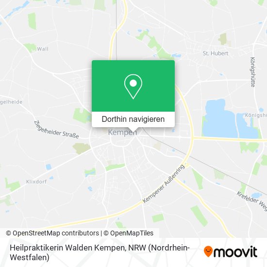 Heilpraktikerin Walden Kempen Karte