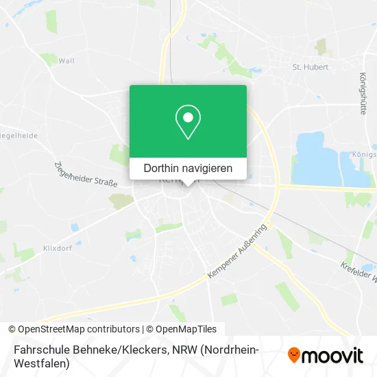 Fahrschule Behneke/Kleckers Karte