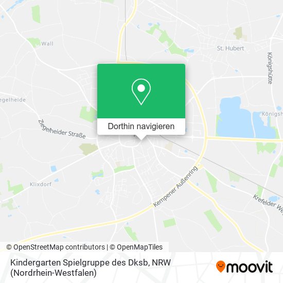Kindergarten Spielgruppe des Dksb Karte