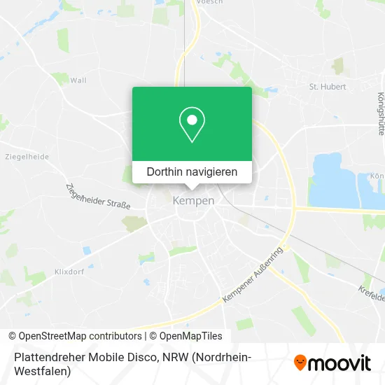 Plattendreher Mobile Disco Karte