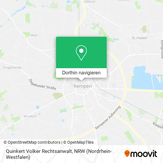 Quinkert Volker Rechtsanwalt Karte