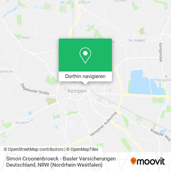 Simon Croonenbroeck - Basler Versicherungen Deutschland Karte
