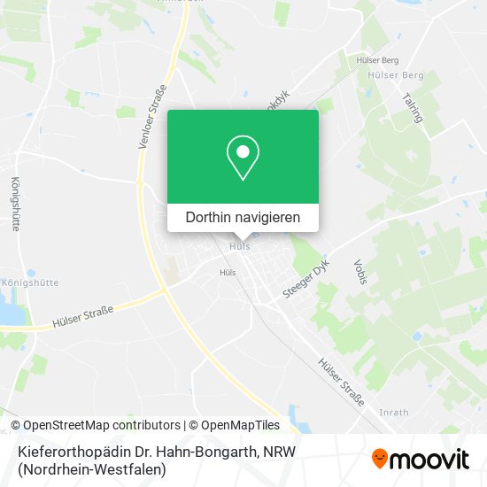 Kieferorthopädin Dr. Hahn-Bongarth Karte