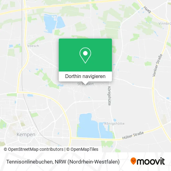 Tennisonlinebuchen Karte