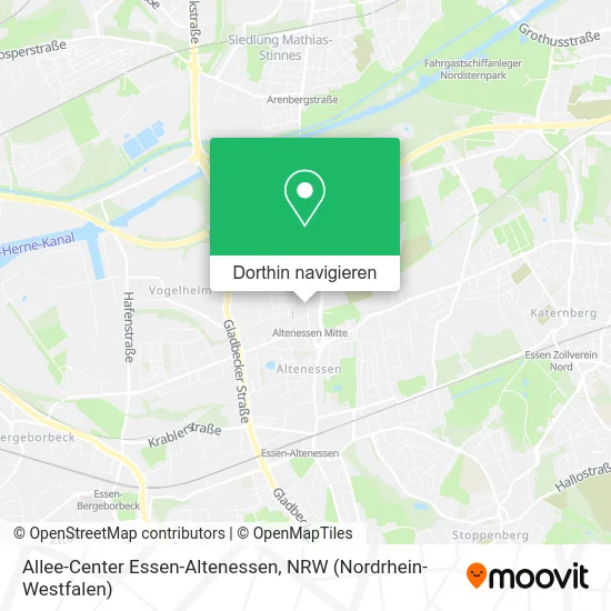 Allee-Center Essen-Altenessen Karte