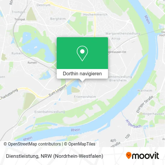 Dienstleistung Karte