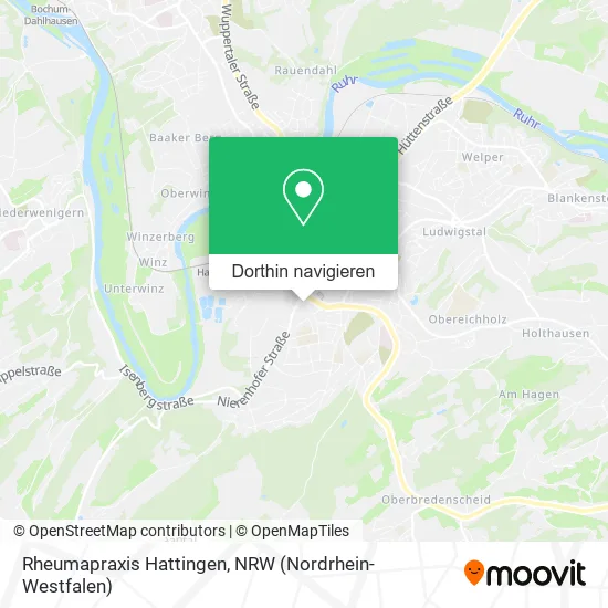 Rheumapraxis Hattingen Karte