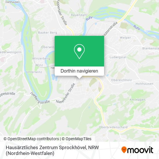 Hausärztliches Zentrum Sprockhövel Karte