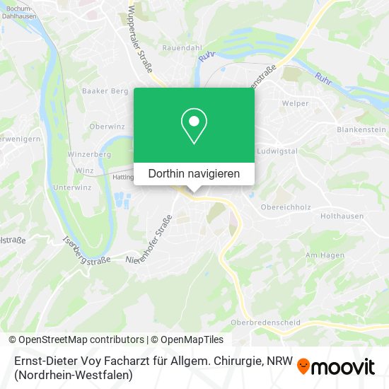 Ernst-Dieter Voy Facharzt für Allgem. Chirurgie Karte