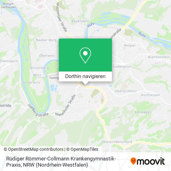 Rüdiger Römmer-Collmann Krankengymnastik-Praxis Karte