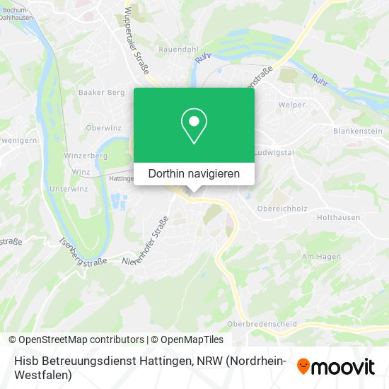 Hisb Betreuungsdienst Hattingen Karte