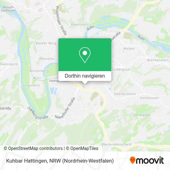 Kuhbar Hattingen Karte