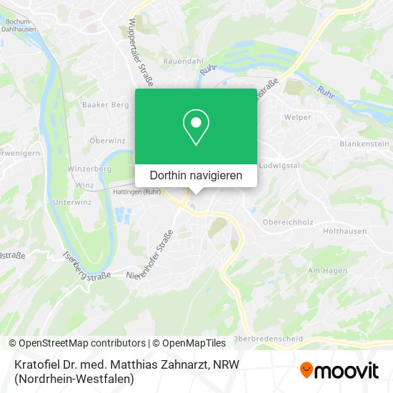Kratofiel Dr. med. Matthias Zahnarzt Karte
