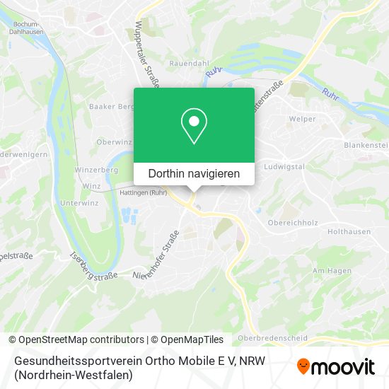 Gesundheitssportverein Ortho Mobile E V Karte