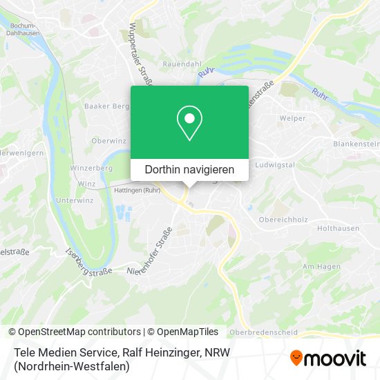 Tele Medien Service, Ralf Heinzinger Karte