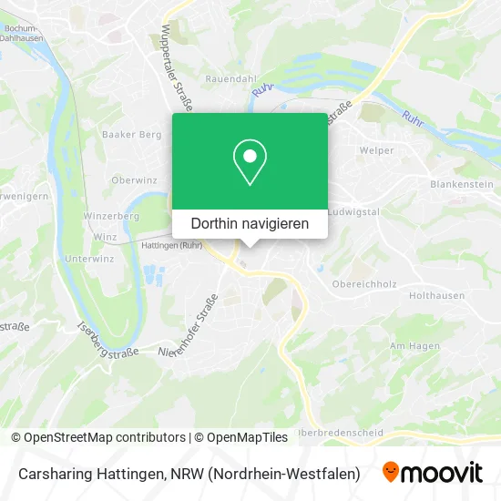Carsharing Hattingen Karte